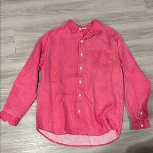 Tommy Bahama Men's Red Button-Down Shirt